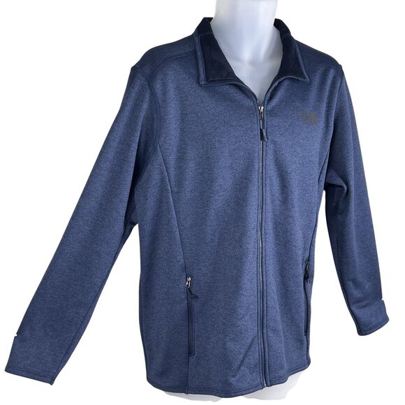 The North Face Womens 2X Full Zip Skyline Navy Athleisure Stretchy Jacket Sporty - Picture 6 of 16